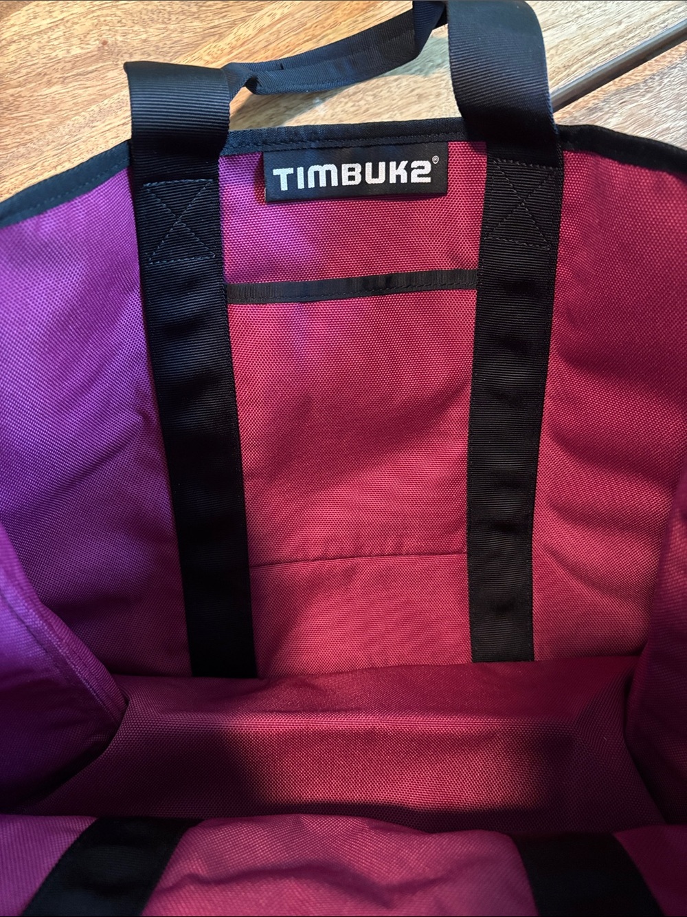 Timbuk2 Reversible Tote with Geometric Floral Design - Picture 6 of 14
